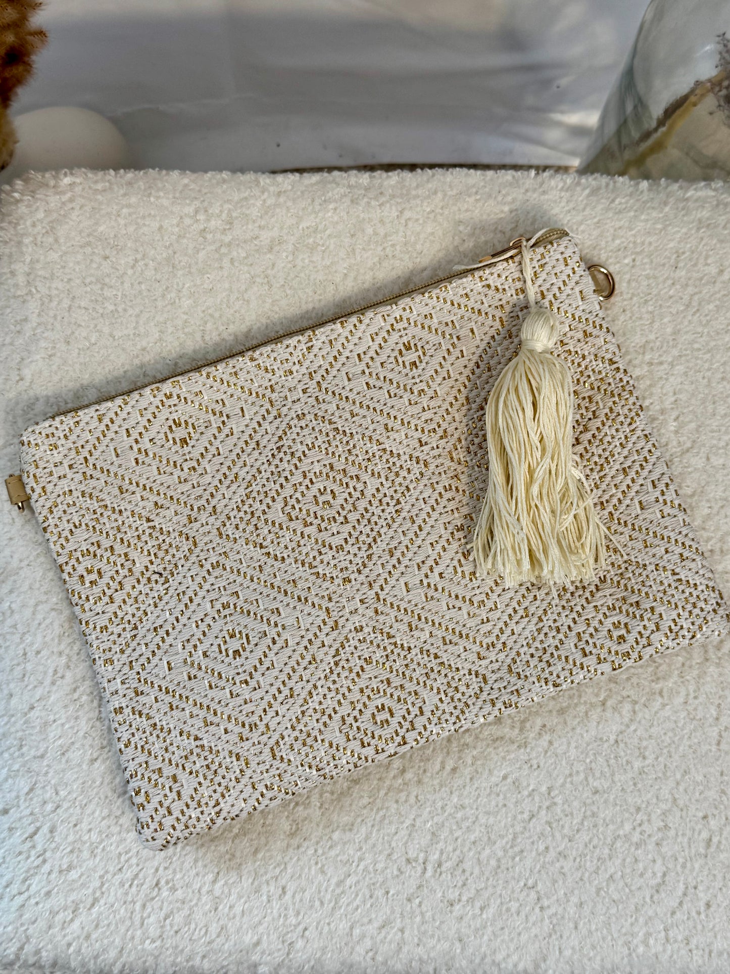Pochette beige