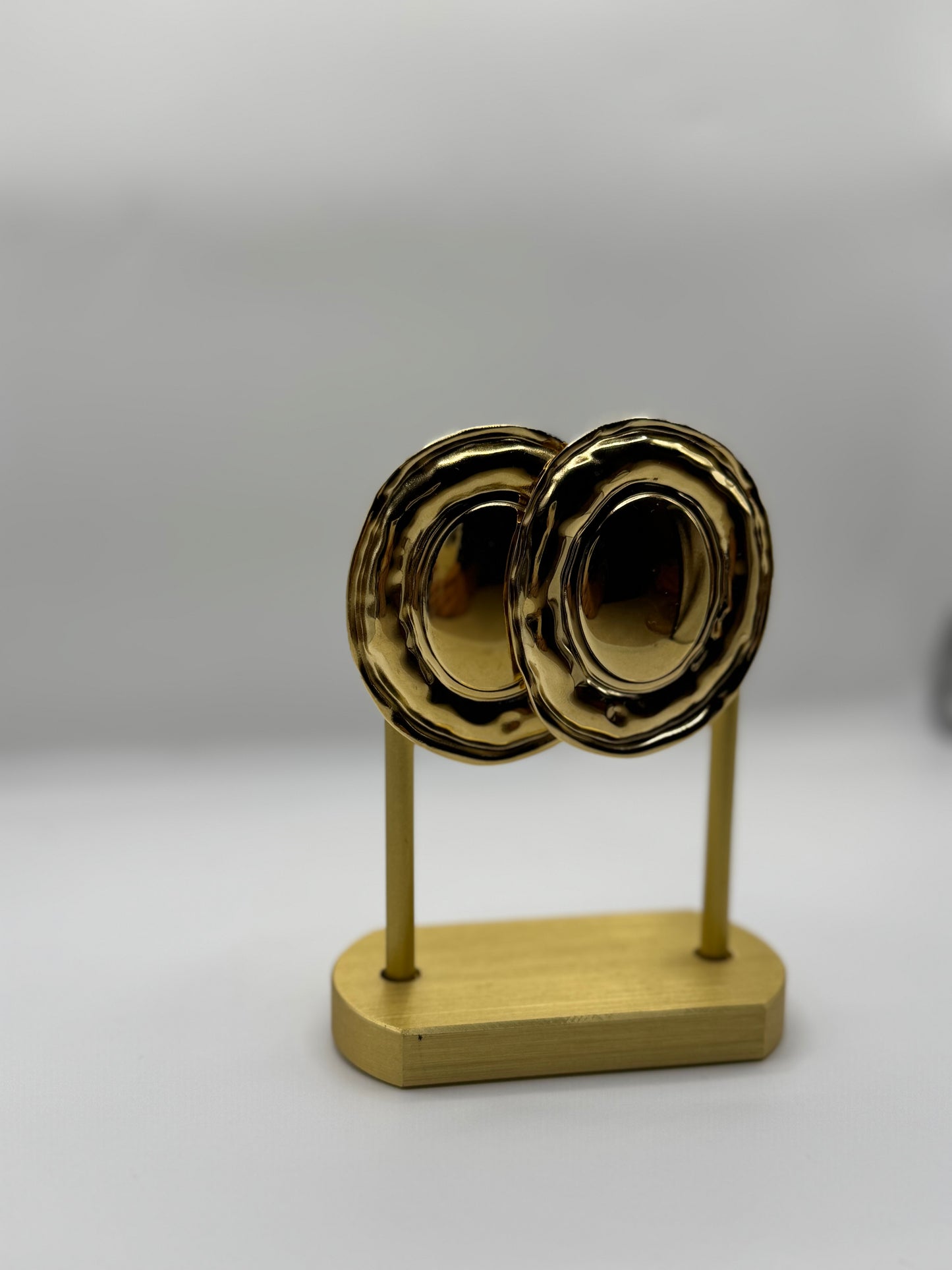 Boucles plateaux doré