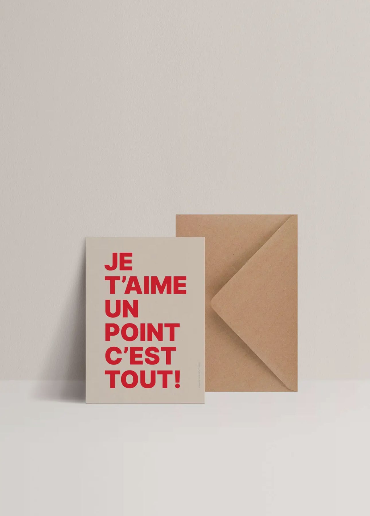Carte « Je t’aime »