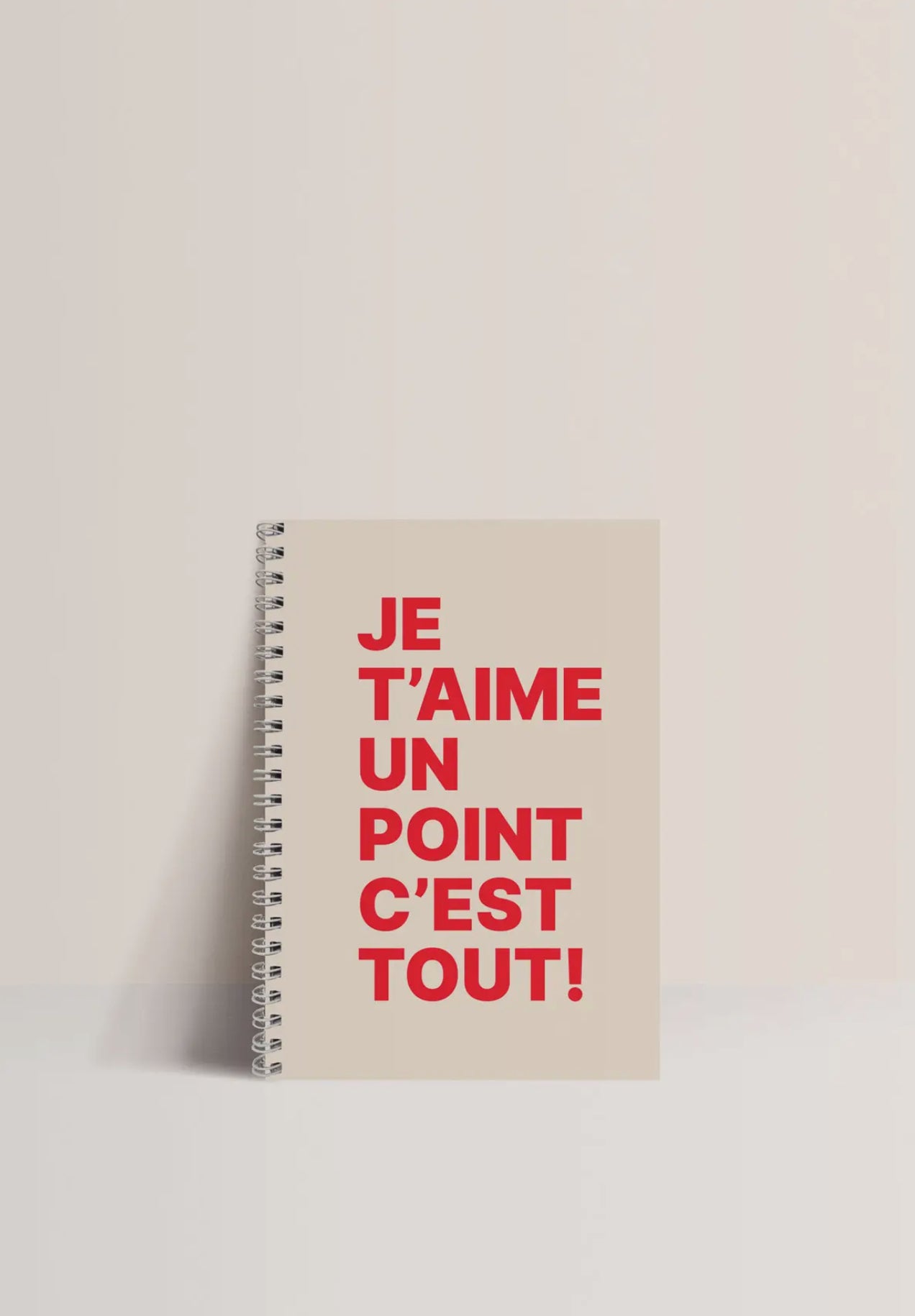 Carnet « Je t’aime »