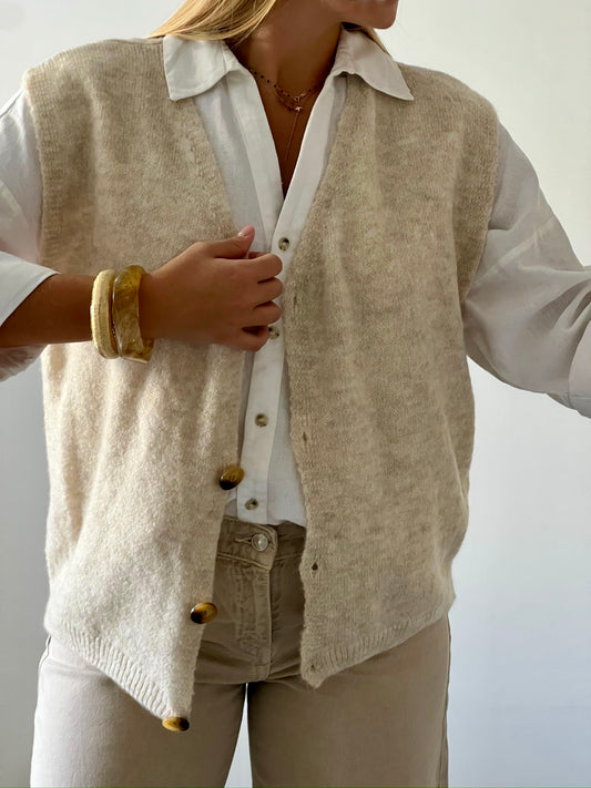 Gilet Rebecca beige