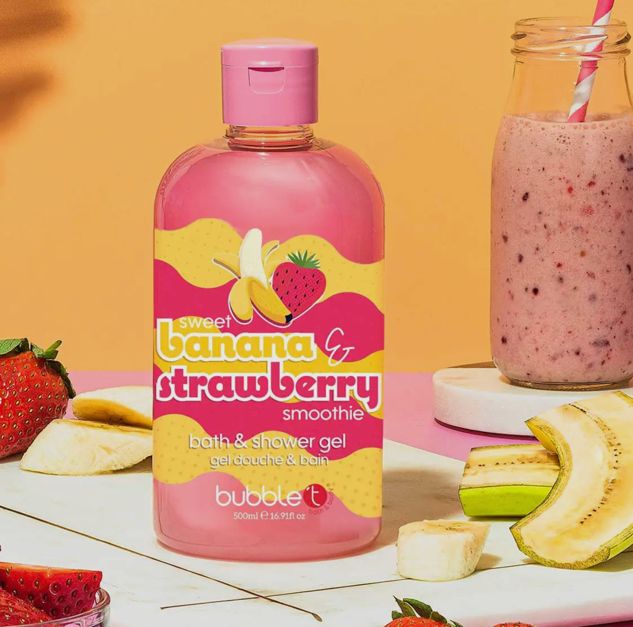 Gel douche Banane & Fraise