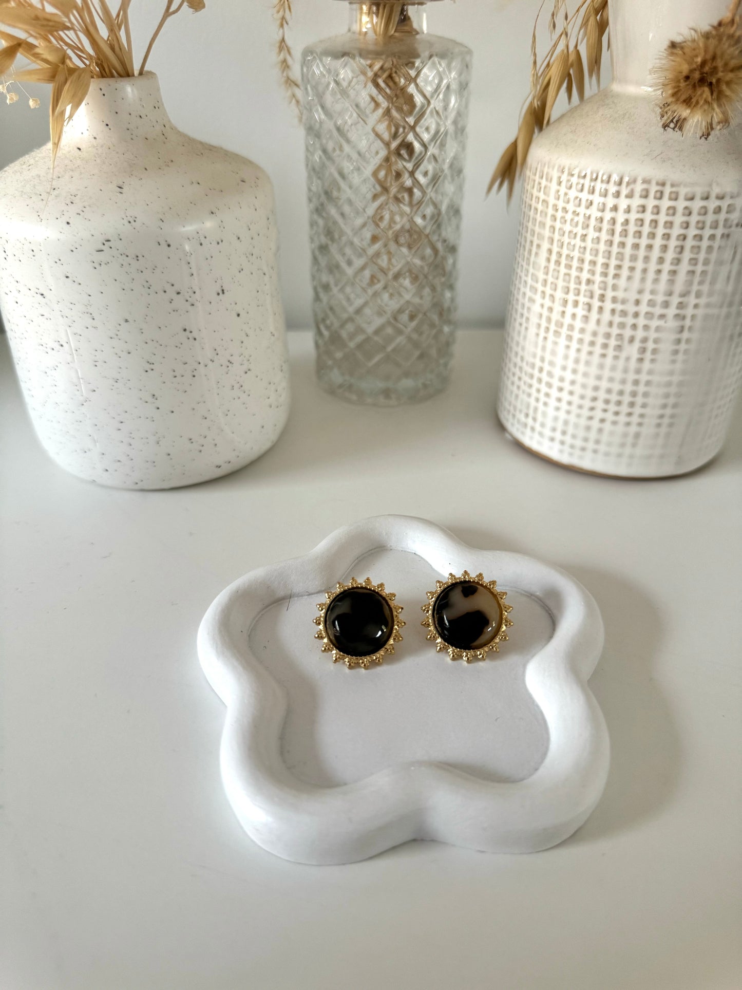 Boucles soleil léopard