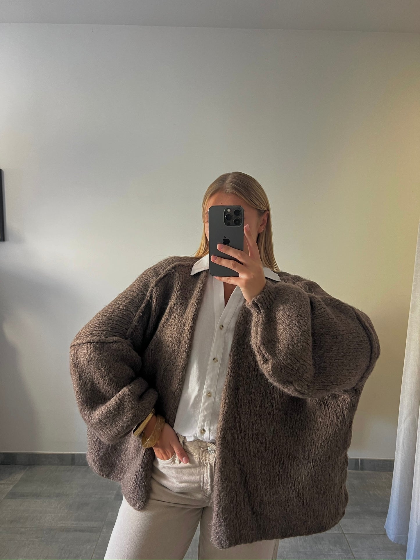 Gilet Coralie marron