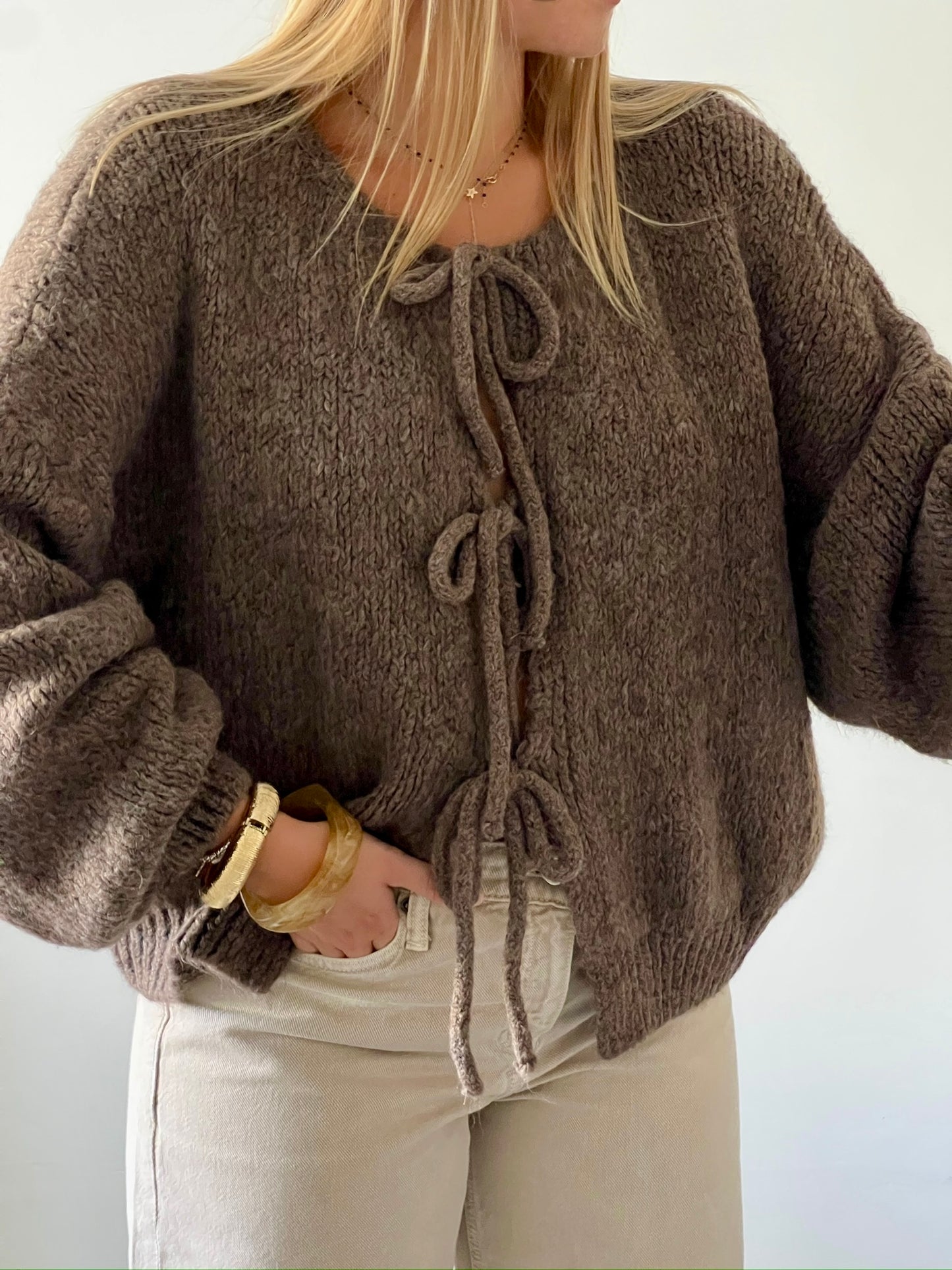 Pull Charlotte marron
