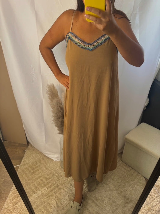 Robe d’été beige