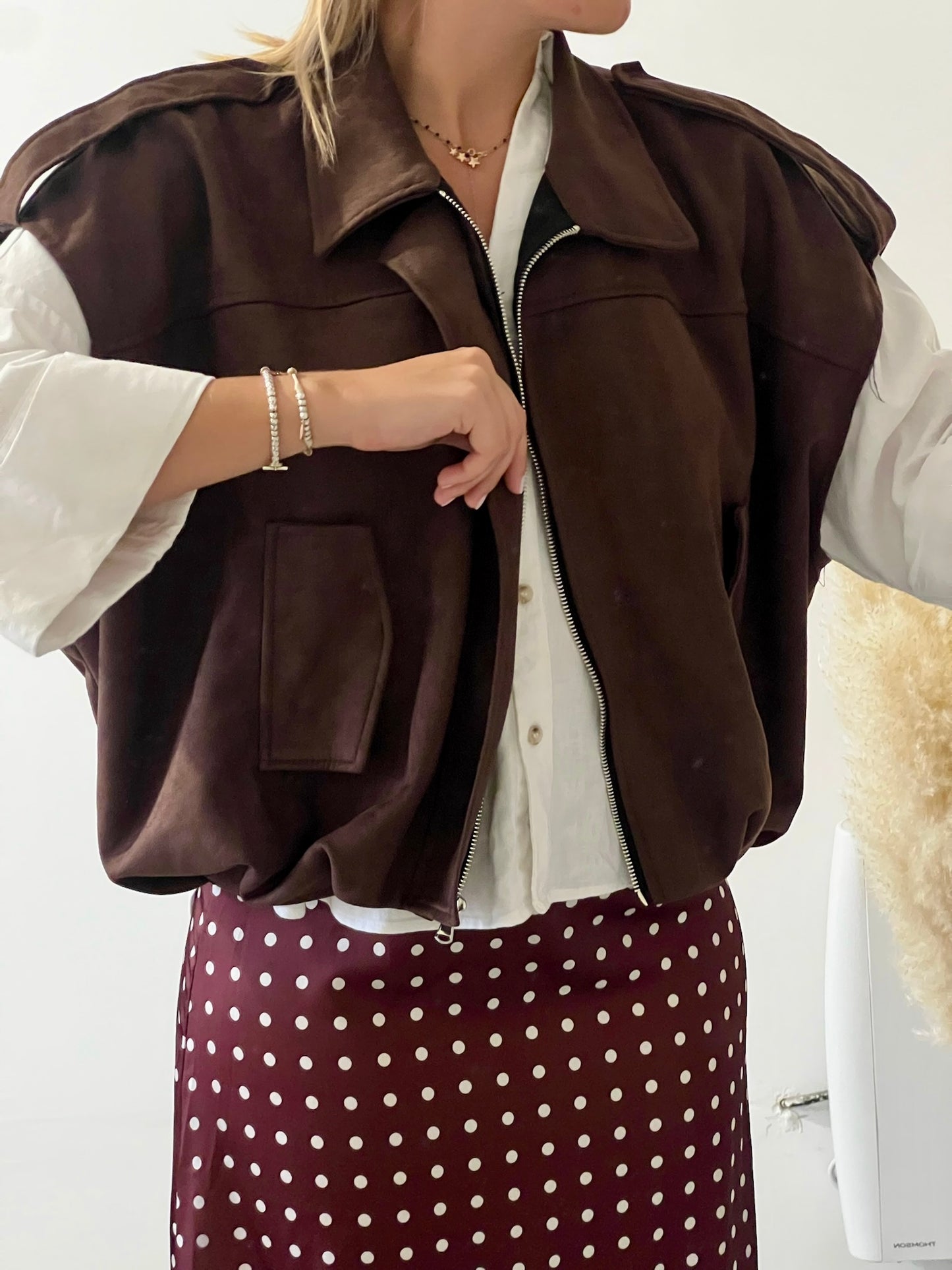 Veste Ella marron