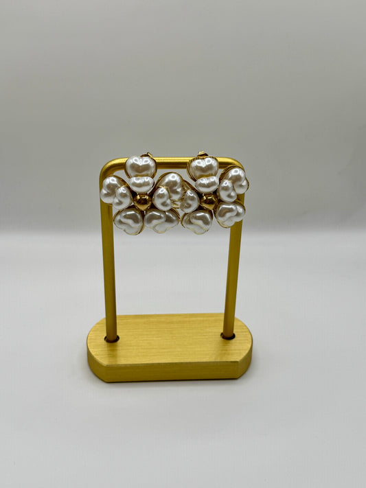 Boucles perles nacrées