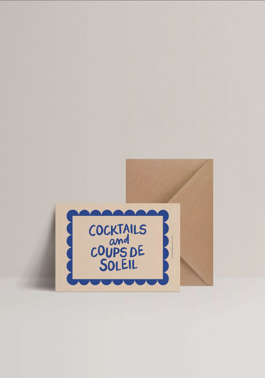 Carte « cocktails »