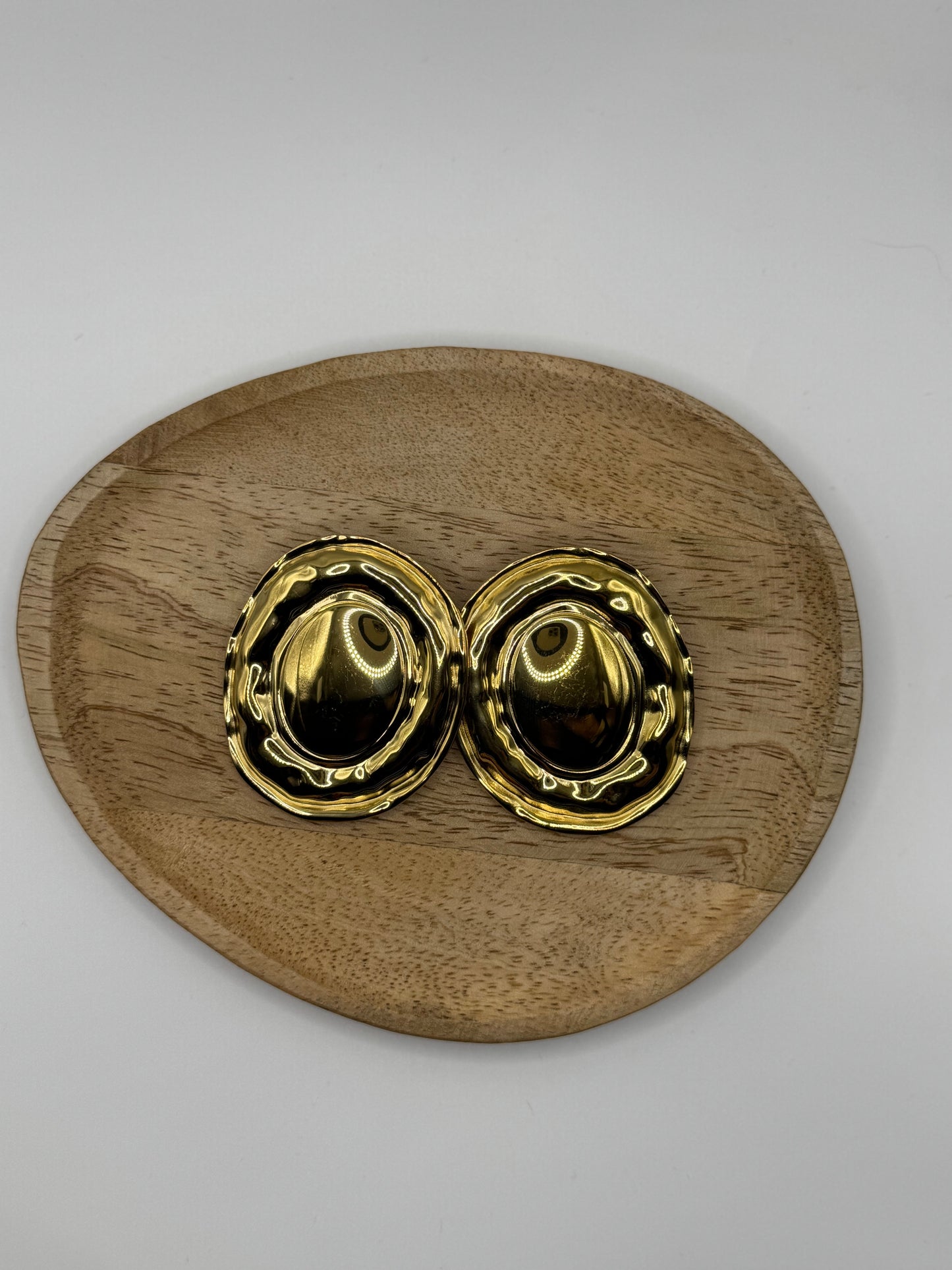 Boucles plateaux doré