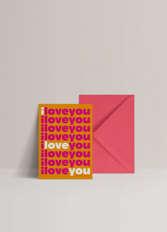 Carte « I love you »