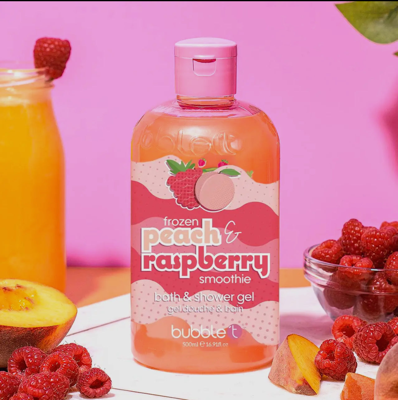 Gel douche Pêche & Framboise