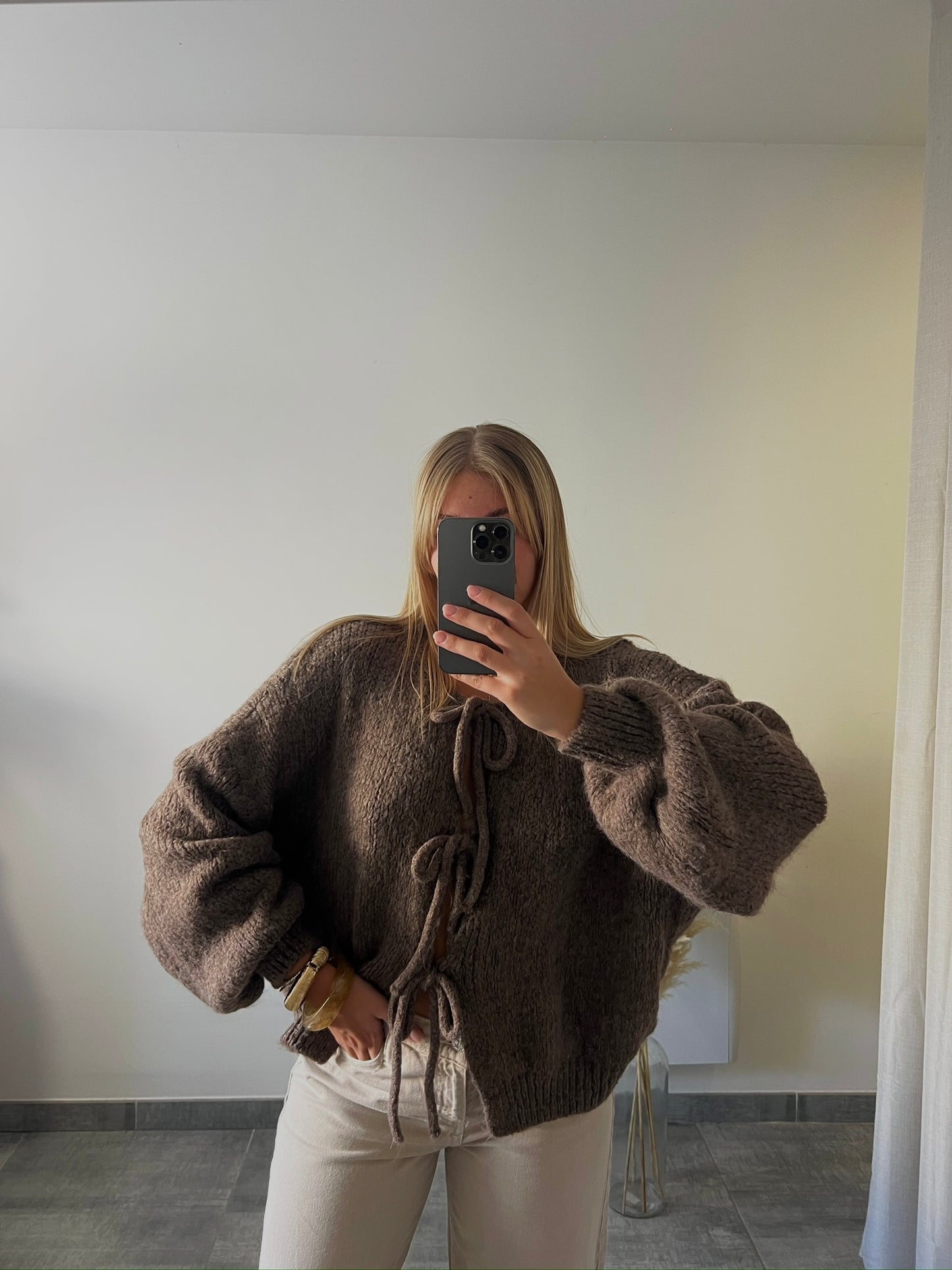 Pull Charlotte marron