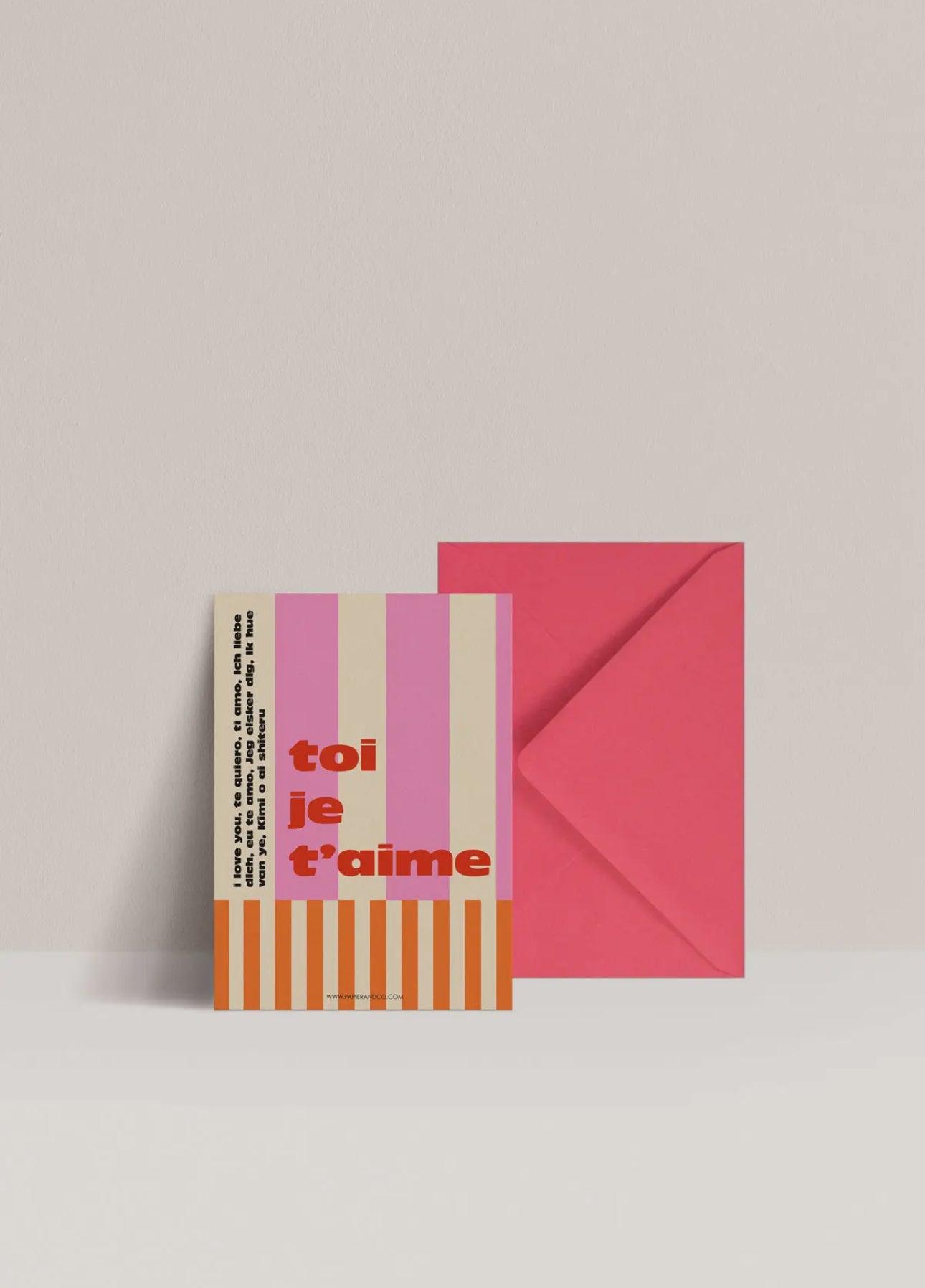 Carte « Toi je t’aime »