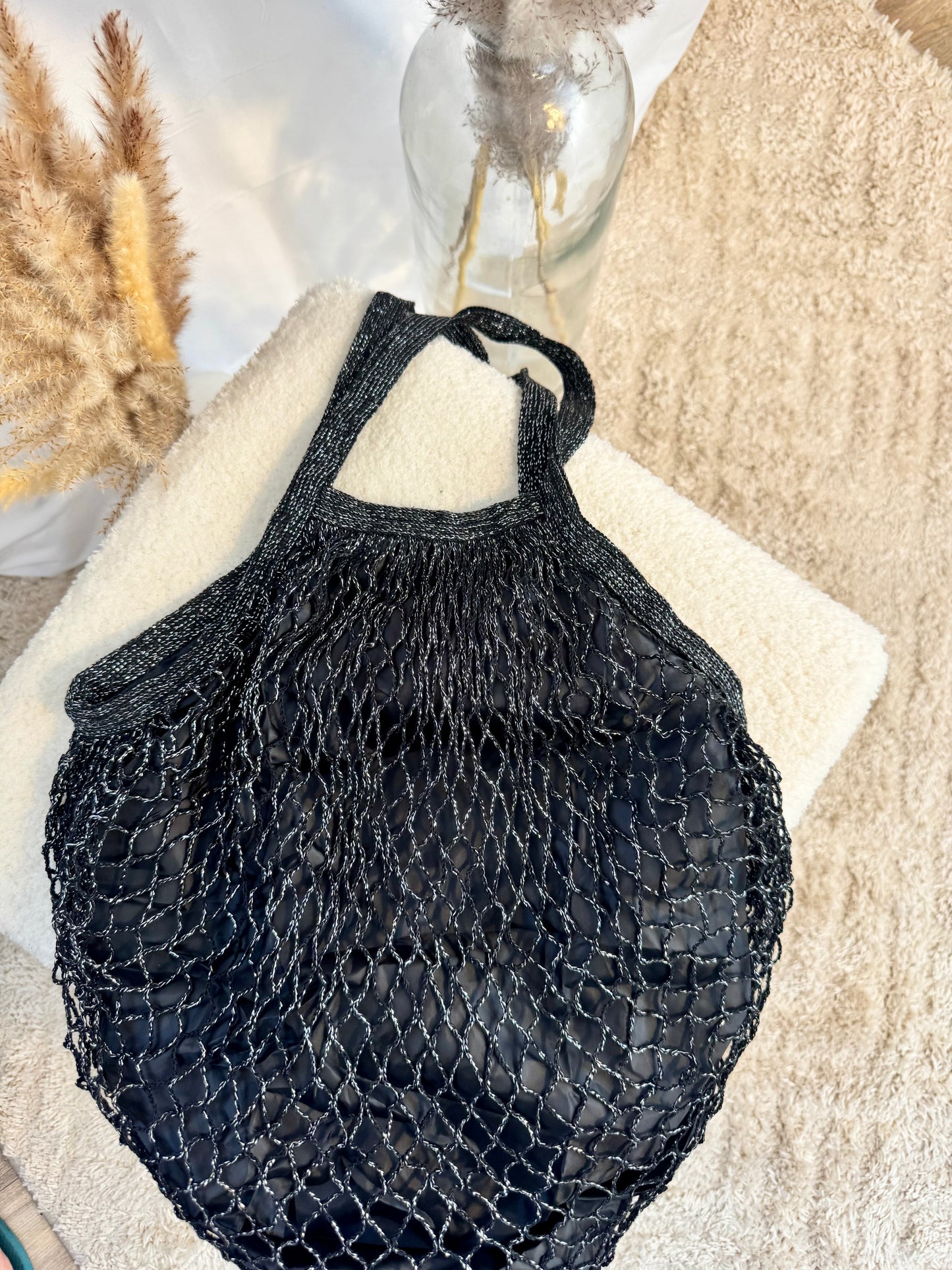 Sac tricot noir