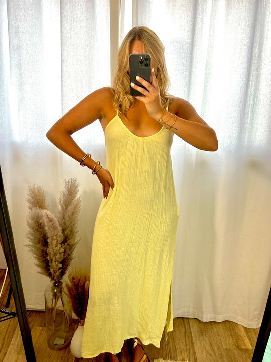 Robe Alba jaune
