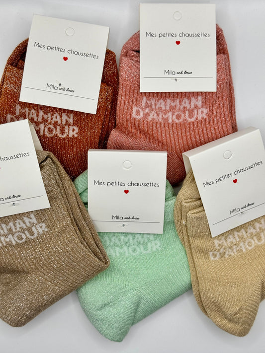 Chaussettes « Maman d’amour »
