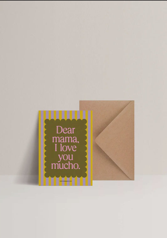 Carte « Dear mama »