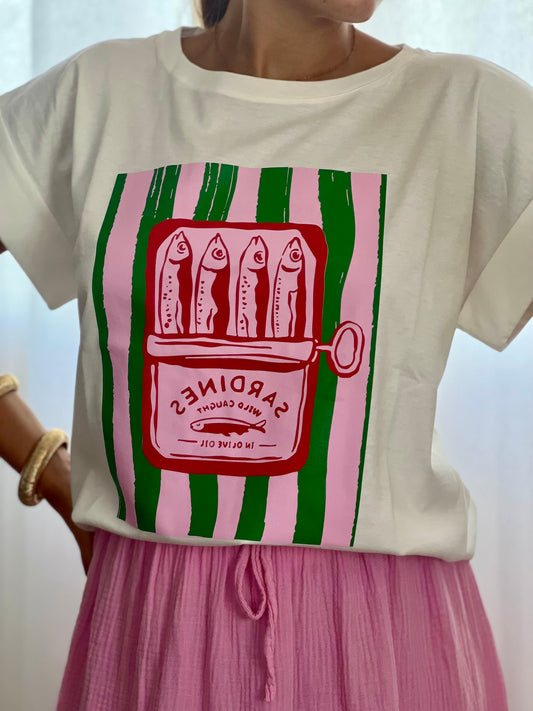 TEE shirt sardines